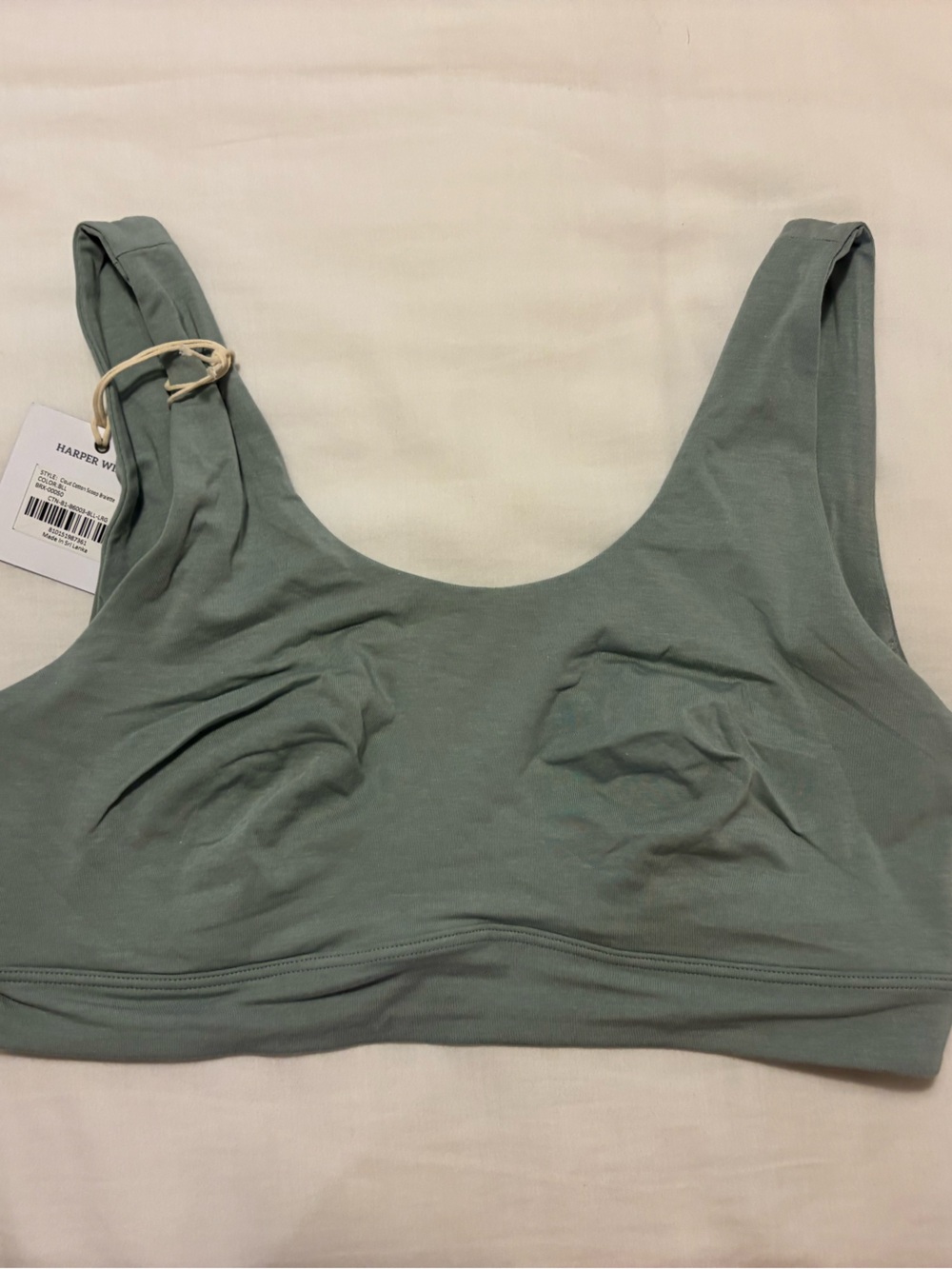 Harper Wilde Cotton Bliss Scoop Bralette Large